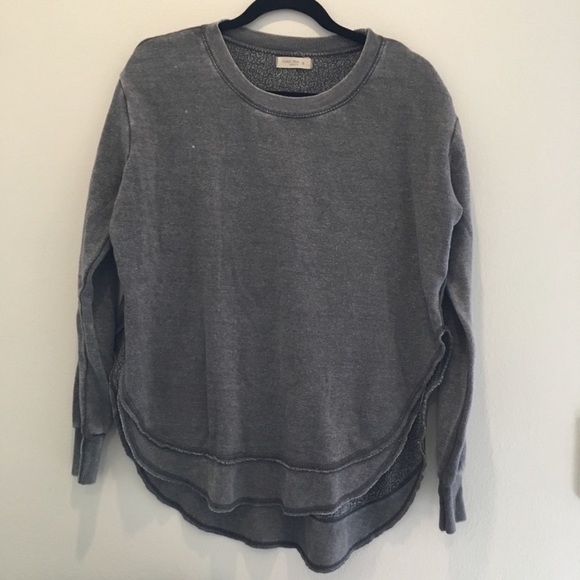 Ocean Drive Tops - Charcoal Sweatshirt